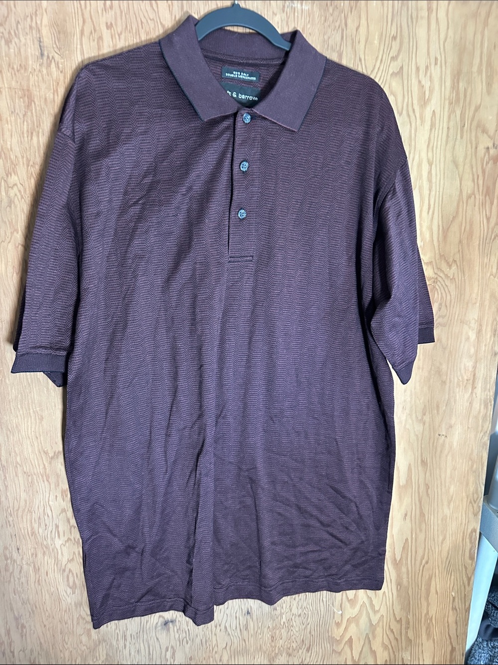 croft & barrow Men's Polo Shirt in Dark Brown